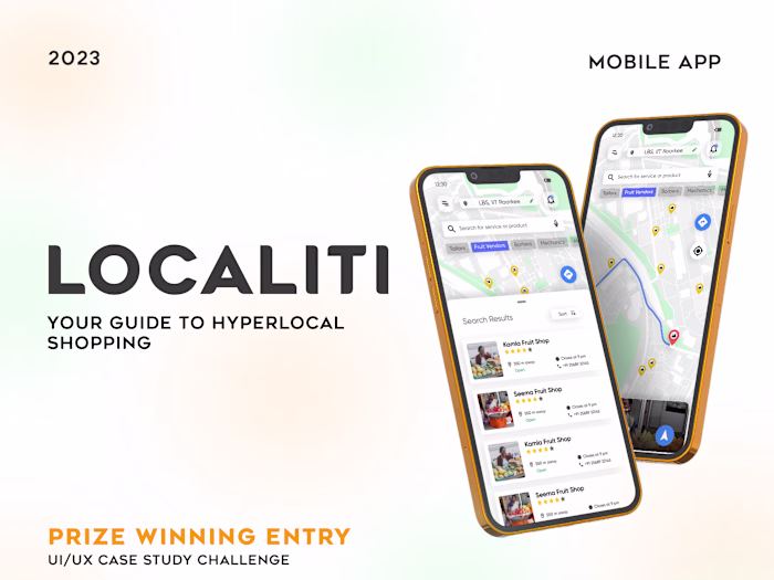 Localiti App- UX/UI Case study