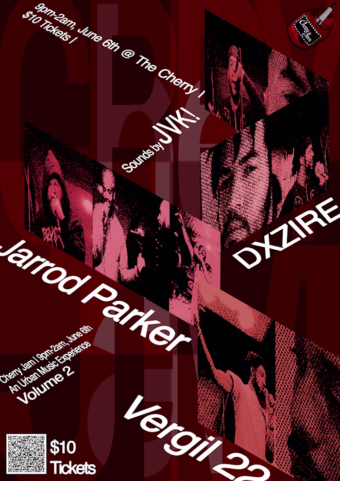 Print & social media posters for Cherry Jam