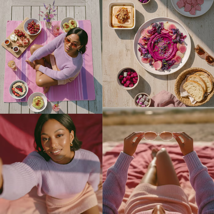 This brand styling series explores the intersection of cozy ...