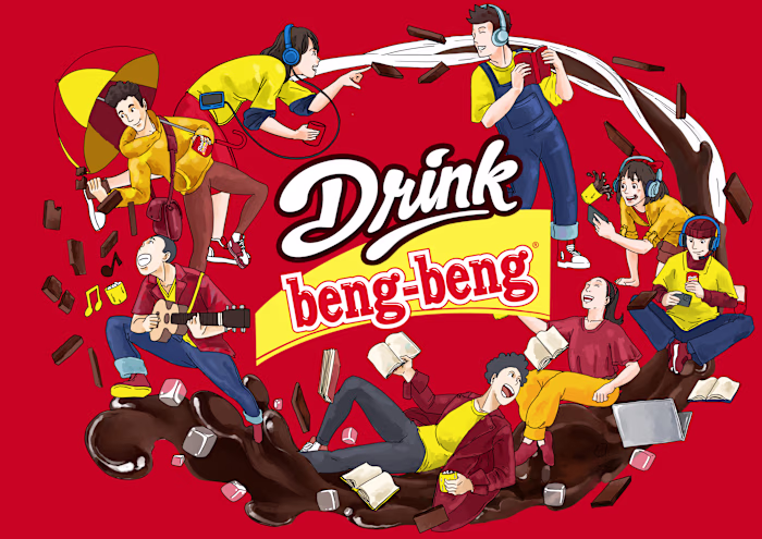 Drink Beng-Beng | Campaign Merchandise Illustration