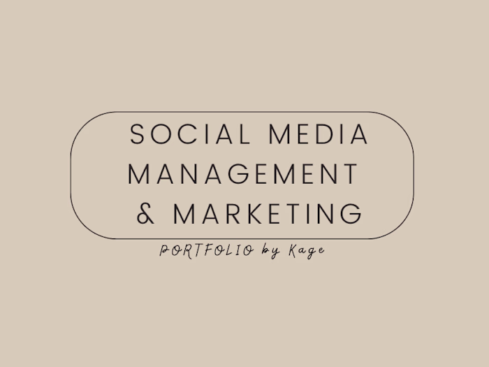 Social Media Management & Marketing Portfolio