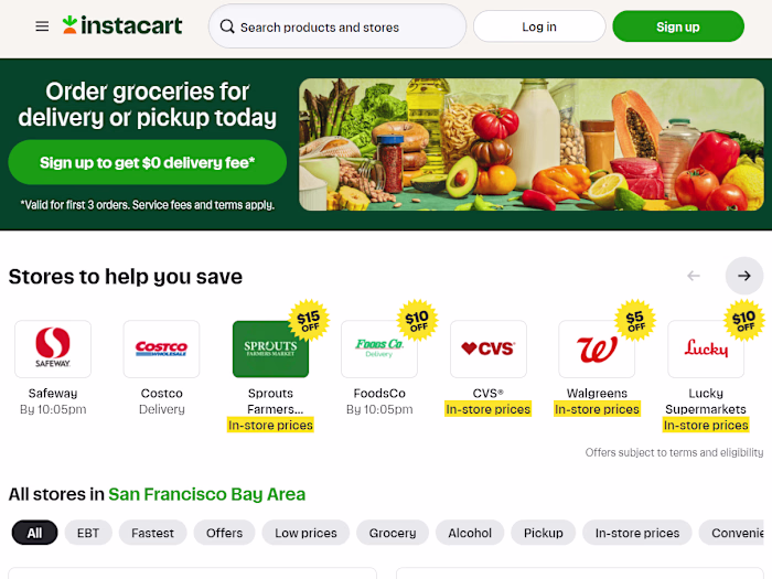 Shopify Online Grocery Shopping Platform