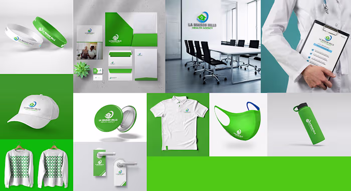 Brand Identity of la maison hills health agency on Behance