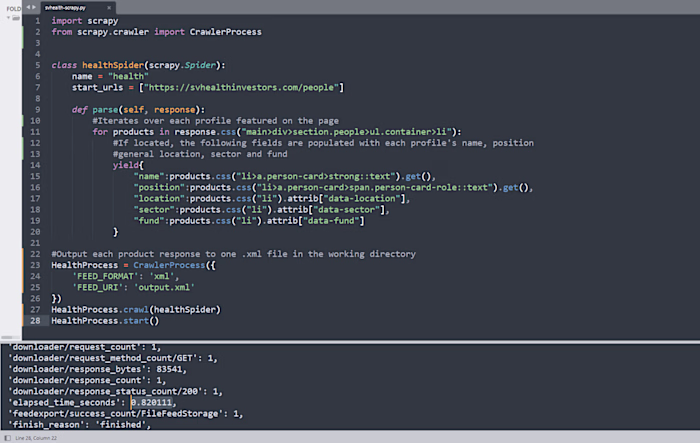 Custom Python Data Scrapers