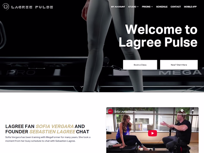 Lagree Pulse – Boutique Fitness Booking Platform