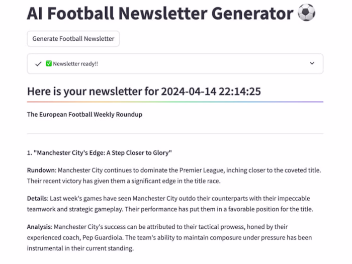 Multi-Agent AI Newsletter | Automation
