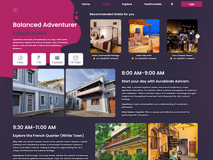 TravelMate- Itinerary Planner