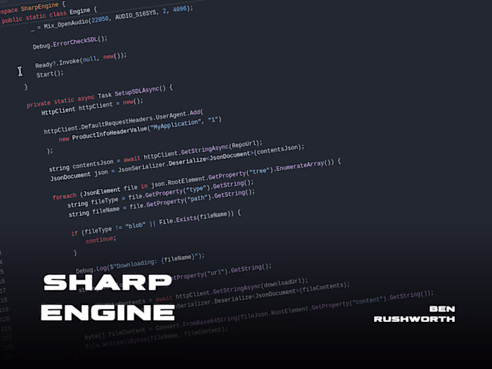 Development of Sharp Engine: A 2D Game Engine