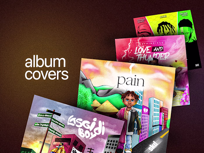 Custom Illustrated Album Art