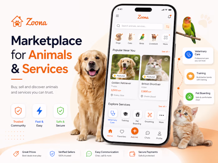 Zoona: All-in-One Pet Services Marketplace