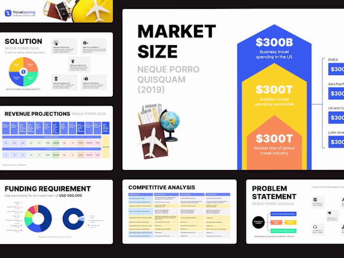 Crafting a Compelling Pitch Deck for Travelsaving