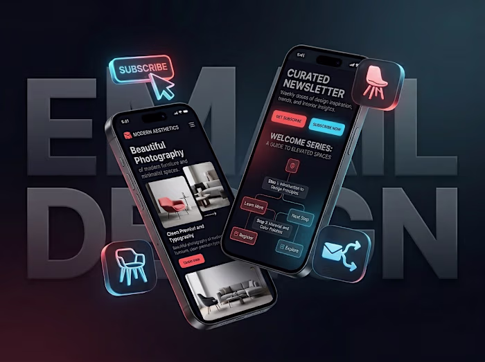 Email Templates for Interior Brand | Design + Automation Setup