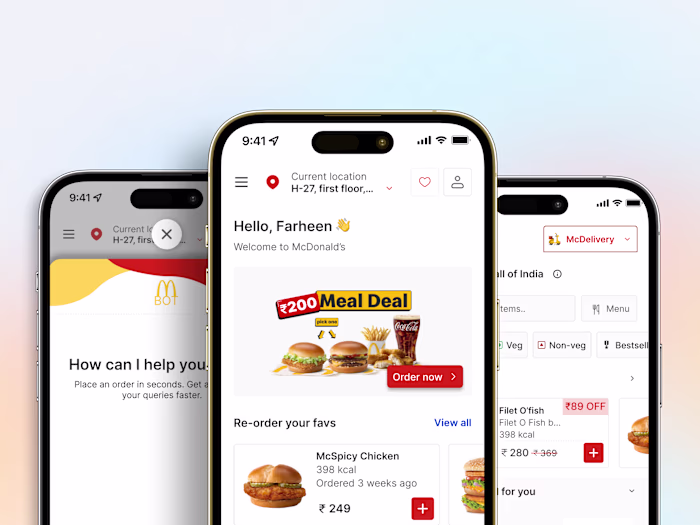 McDonald’s App Redesign – Simplifying Ordering & Enhancing UX