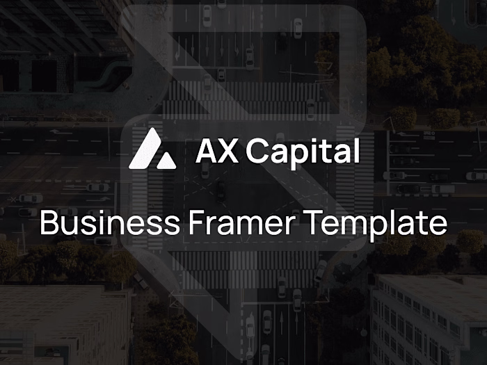 Ax Capital - Website (Template)