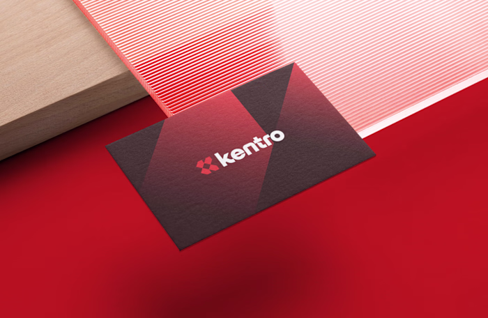 Kentro – Unlock growth with intelligent automation. Logo and...