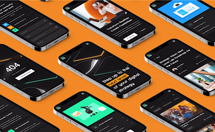 Next Level Lab - UX/UI design for IT company 