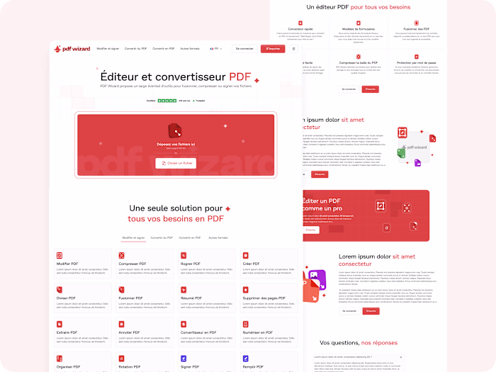 PDF Wizard Webflow Site Creation and Integration
