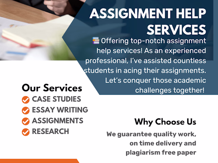 essay writing, research summary, power-point presentation