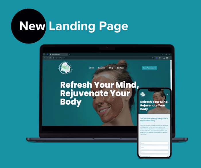 Spa Landing Page