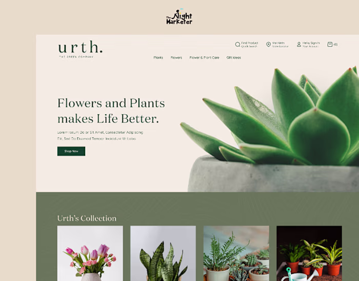 Urth - The Green Company | Desiging Brand Identity