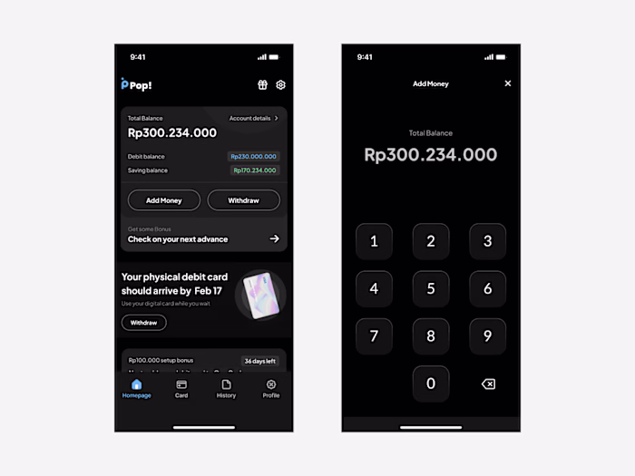 Pop Bank - Banking Apps