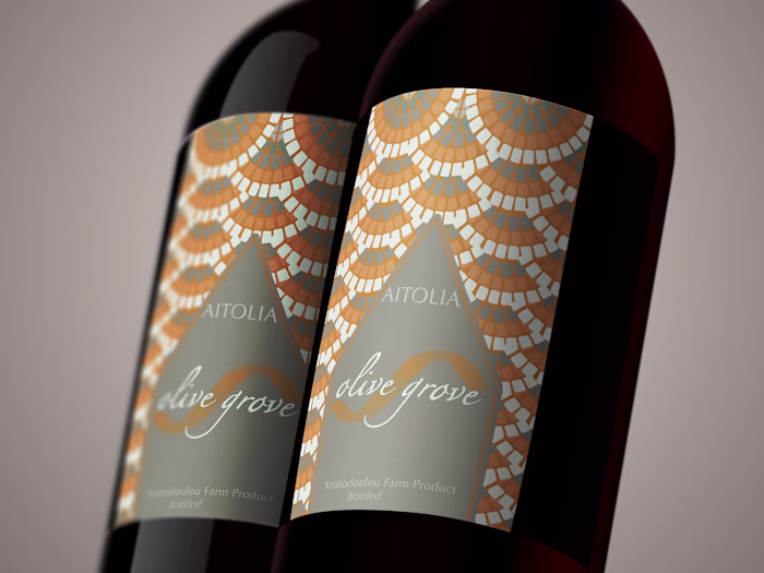 Olive Oil Labels-Aitolia