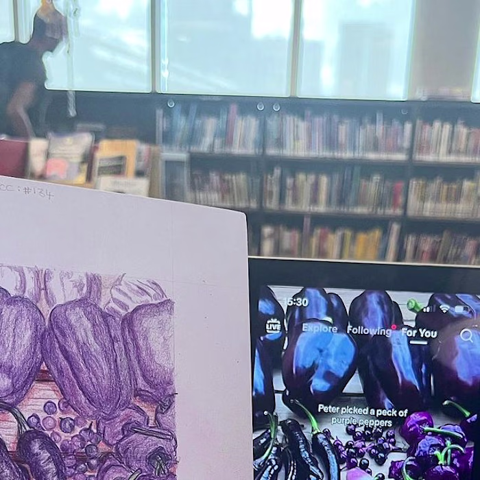 Illustration: Purple Peppers