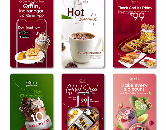 Instagram Posts For Tata's Qmin Cafe :: Behance