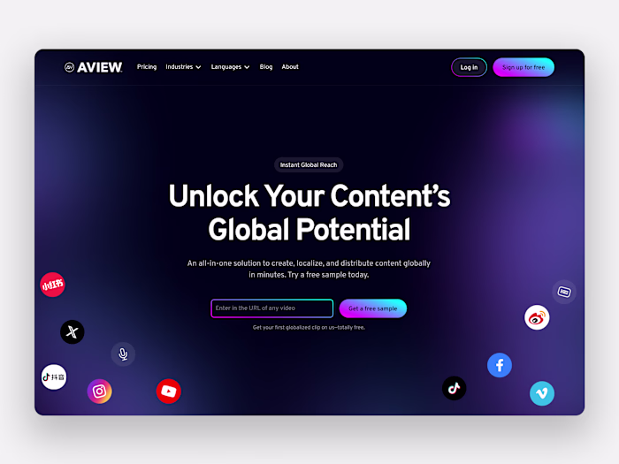 Aview - Web Design & Product Design