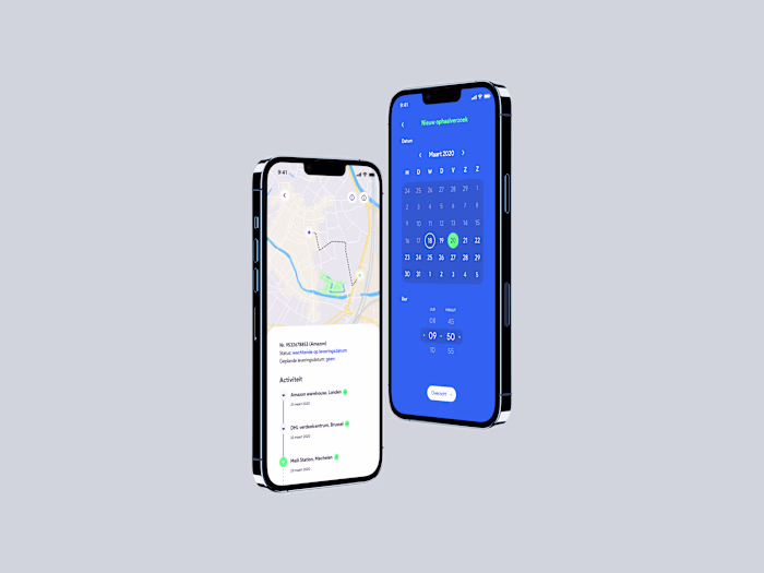 Appdesign for a delivery service