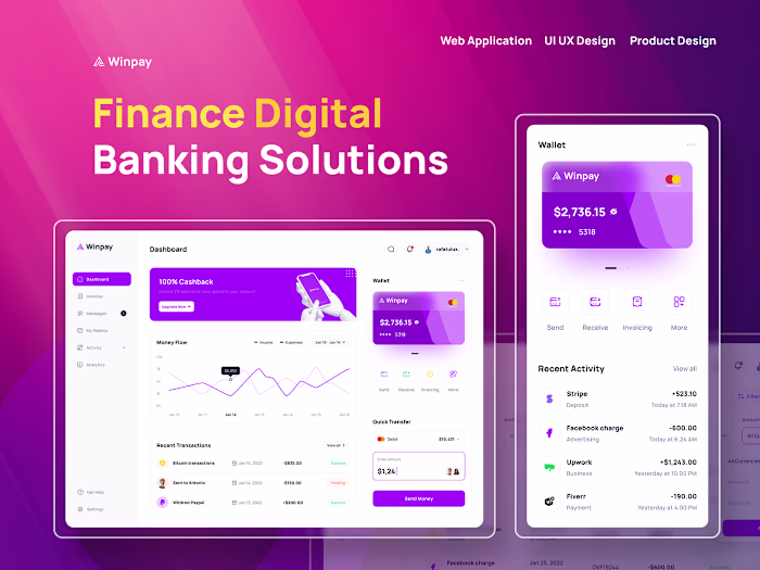 Digital Banking Solutions - web app