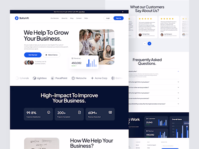 Business Growth Landing Page