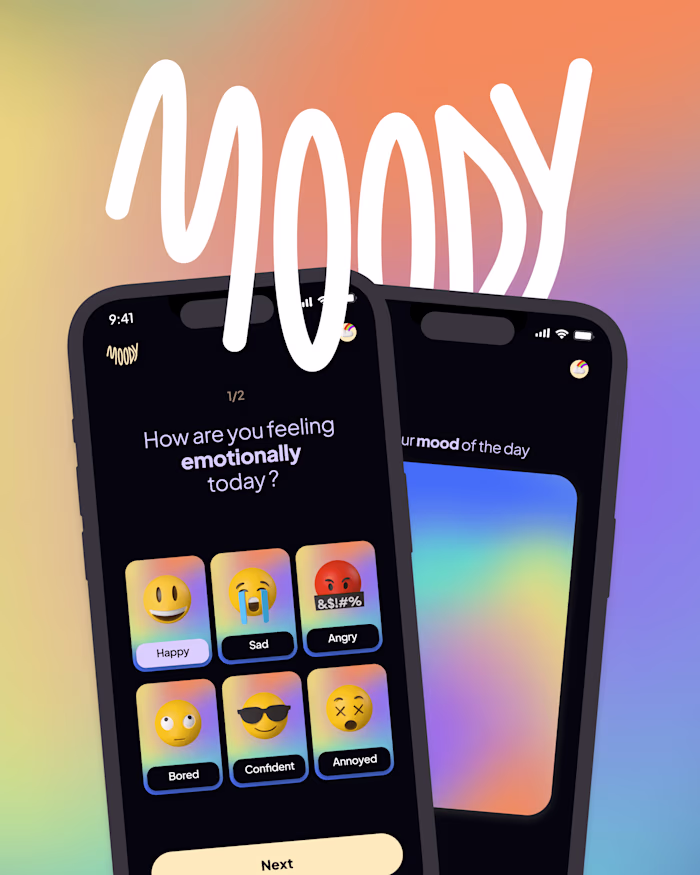 Moody | Express emotions visually (React Native App)