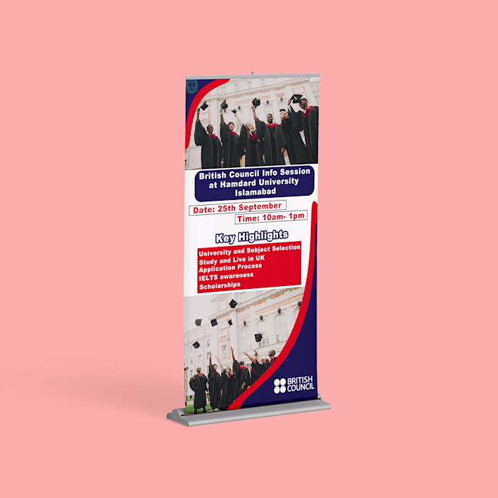 Standee for British Council :: Behance