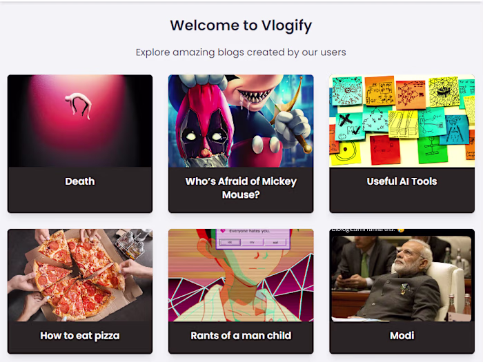 Vlogify - Share Your Stories