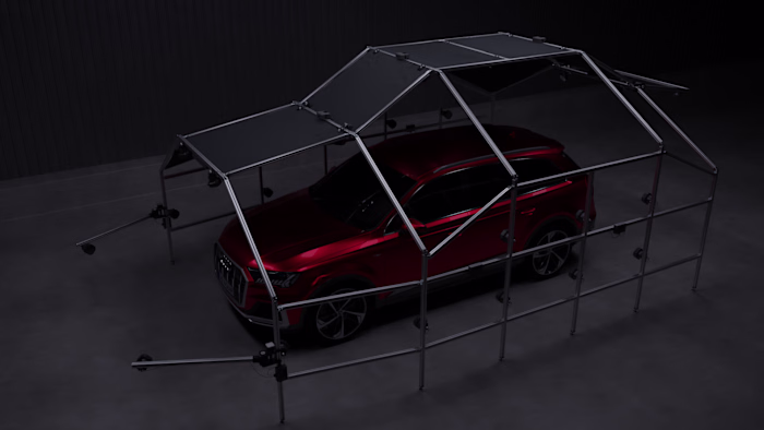 Automated Car scanning animation