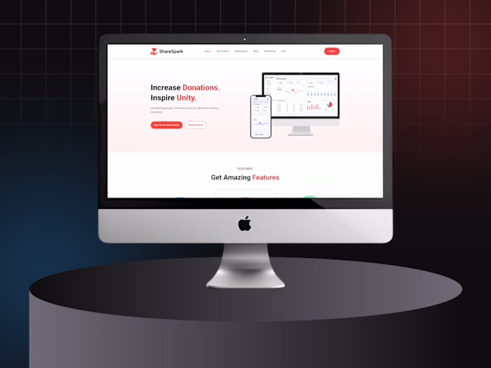 ShareSpark | SaaS Platform Design | Web Design