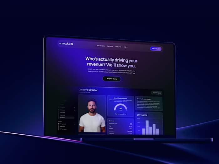 AccessFuel Data Audit Landing Page Design