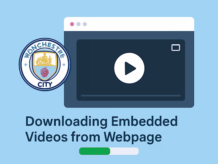  Download 2 video's that are embedded into a webpage.