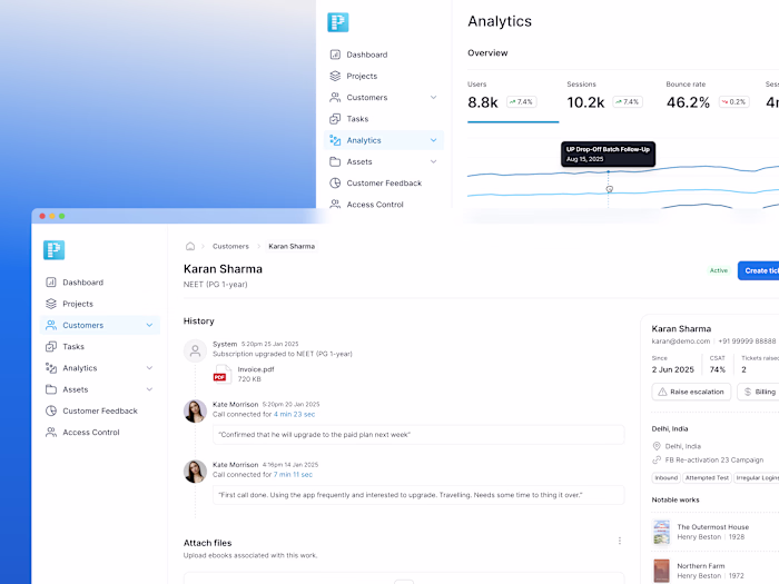 PrepLadder | Internal tool for funded startup