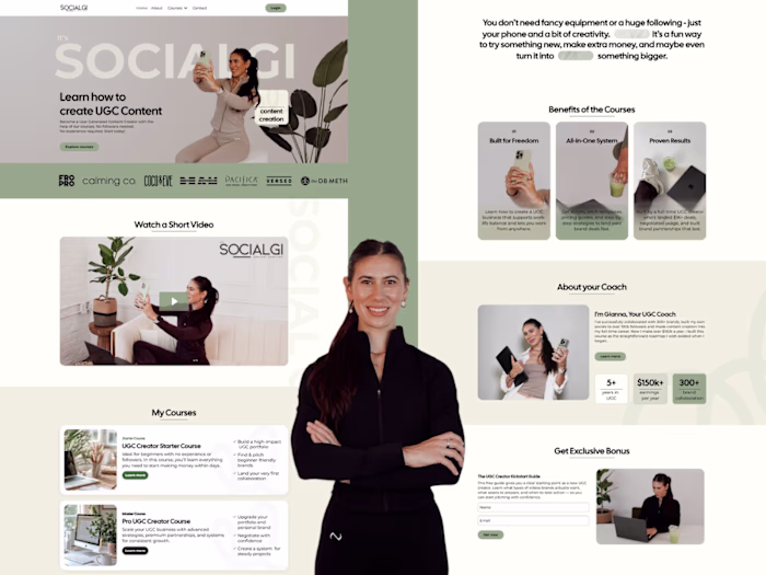 Full Kajabi Website Design & Build 