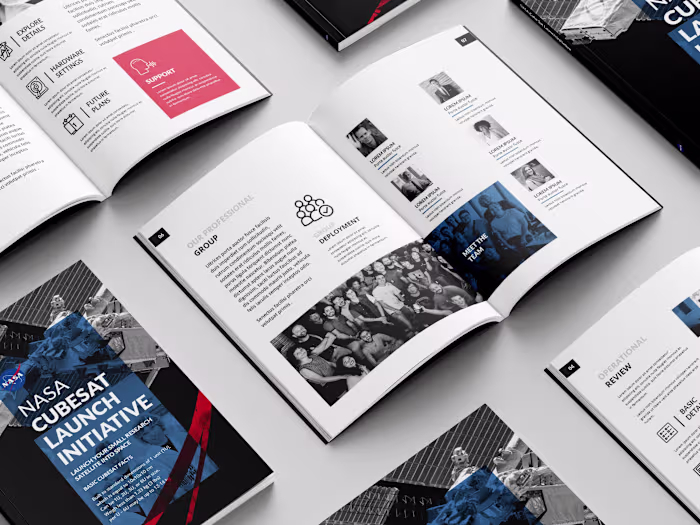 Editorial Design for NASA’s  CubeSat Launch.