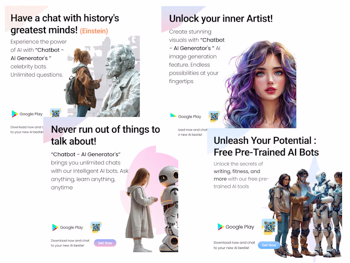 Minimal App Ad Design