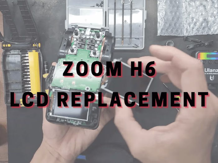 ZOOM H6 LCD Repair/Replace - YouTube
