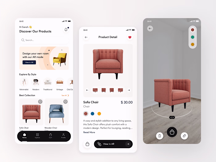 Homely - Interior Furniture Store Mobile App :: Behance