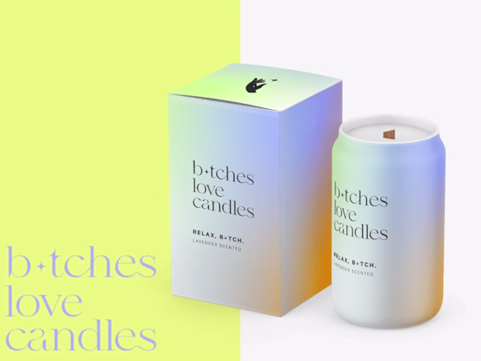 B*tches Love Candles - Brand Identity