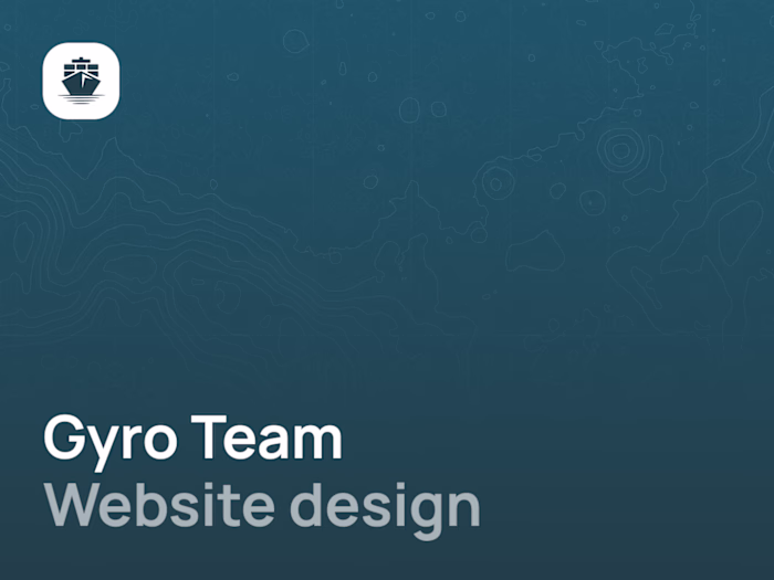 Webflow and Figma Project for GYRO Team