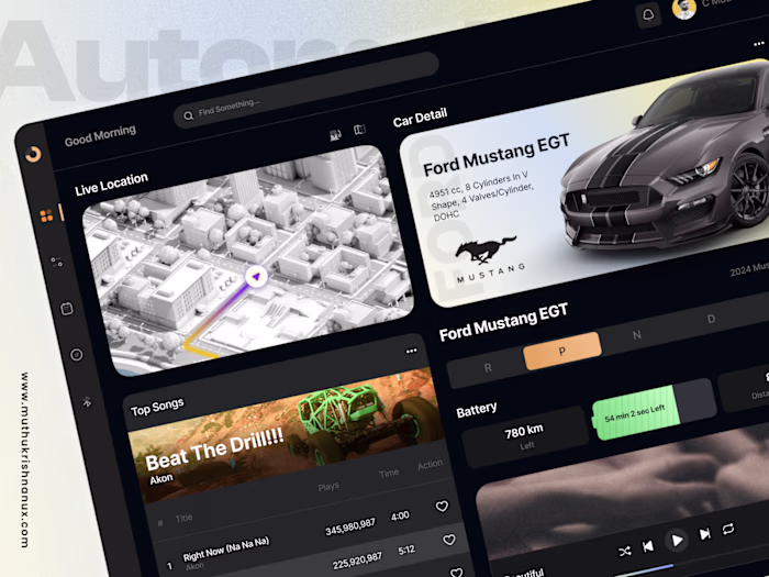 Automobile Car Dashboard