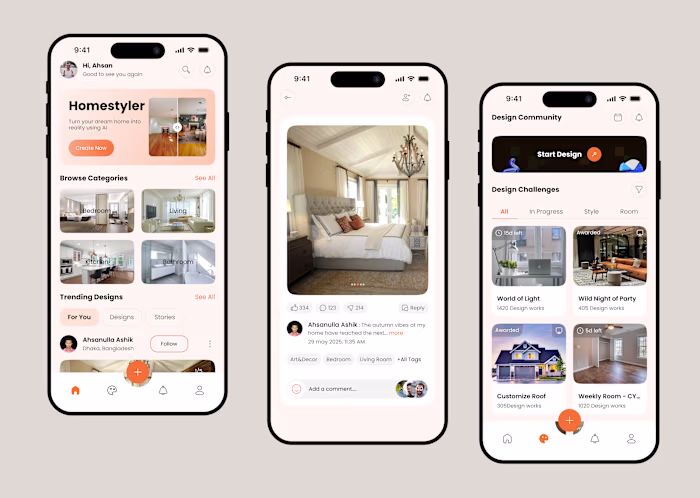 Interior Design Mobile App