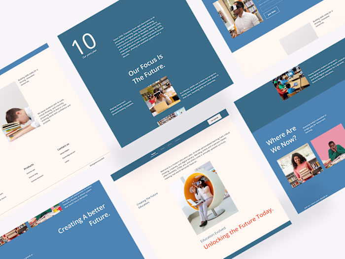 Expert Webflow Developer & Designer for AI EdTech Platforms